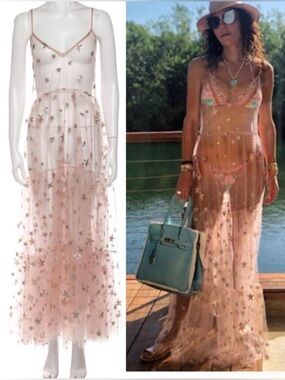 Lirika Matoshi Stars in Her Eyes dress (PINK)